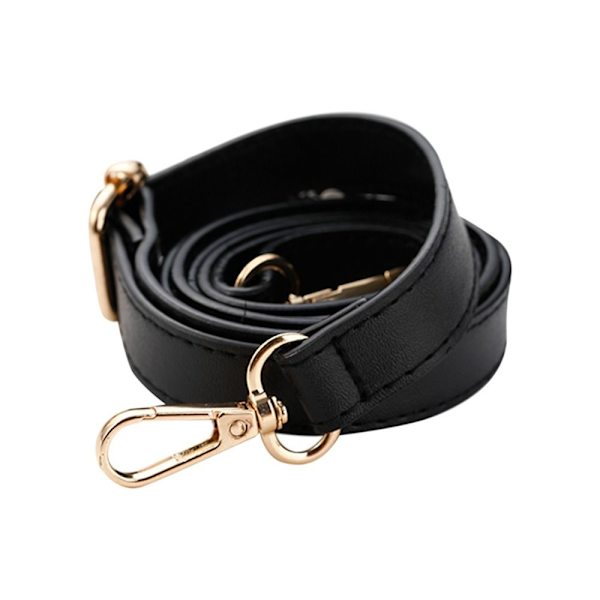130cm Läderrem Handväska Bälten SVART black