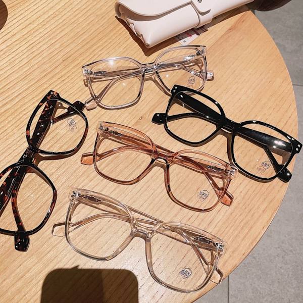 Anti-Blue Light Glasses Ylisuuret silmälasit MUSTA Black