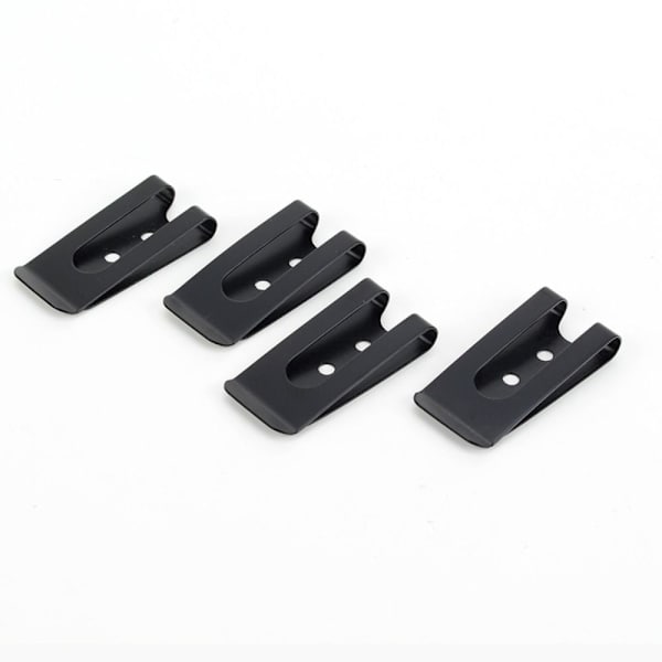 4 STK Mini Pocket Clip Spænde Lommelygte Clip Small 4PCS