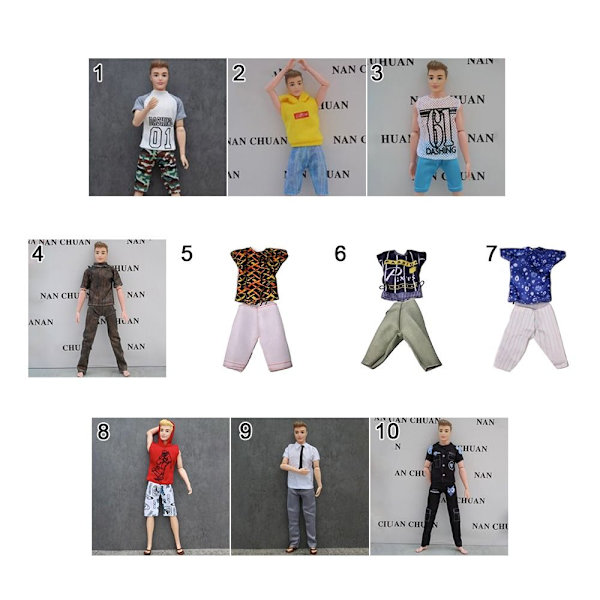 32 cm Dockkläder Jeans Denim 10 10 10