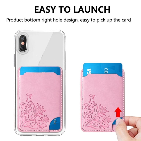 Telefon Bagside Kort Taske Kortholder PINK pink