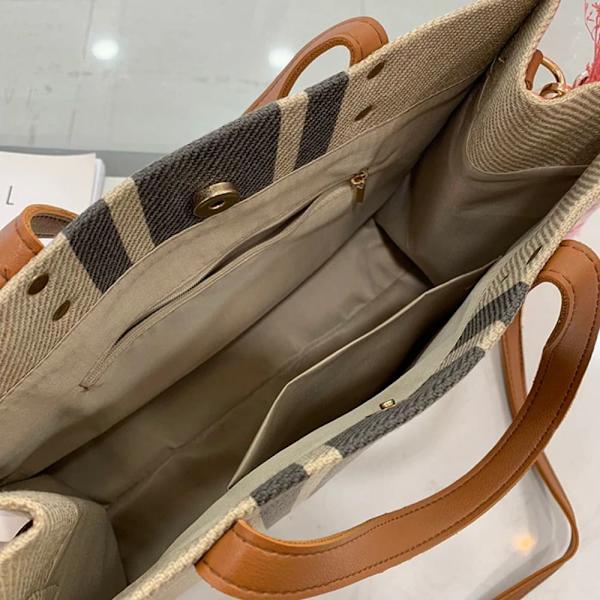 Tote Stripe Bag Crossbody taske SORT INGEN lynlås INGEN lynlås black no zipper-no zipper