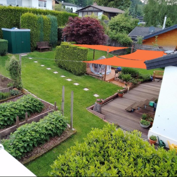 Markise Regnslag MØRK RØD 2X2M dark red 2X2M