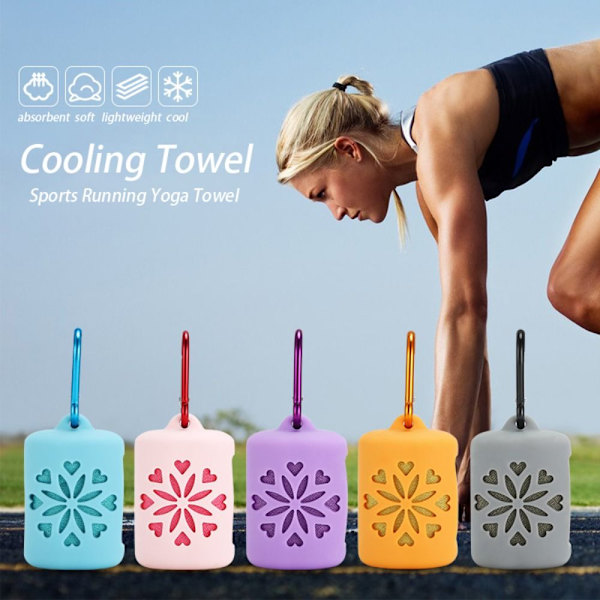 Kall sporthandduk Cover Handduk GRÅ grey