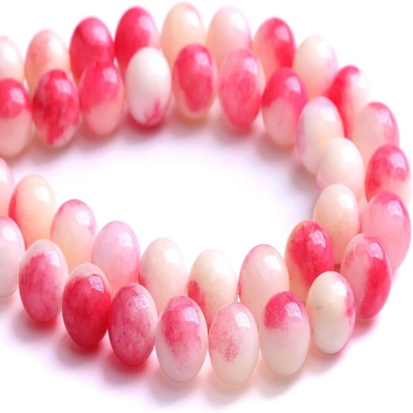 Pink Turmalin Jade Stenperler Power Stone Beads 10MM