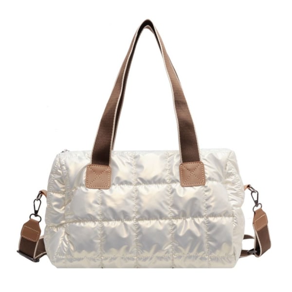 Hobos Shopper Bag Puffy käsilaukku VALKOINEN white