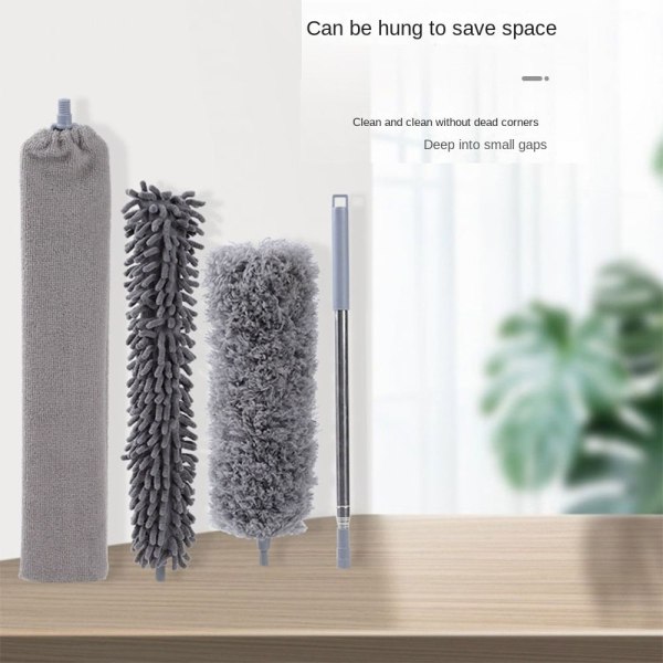 Teleskopisk mikrofiber duster sæt fjer duster 4 DELS SÆT 4 4 piece set