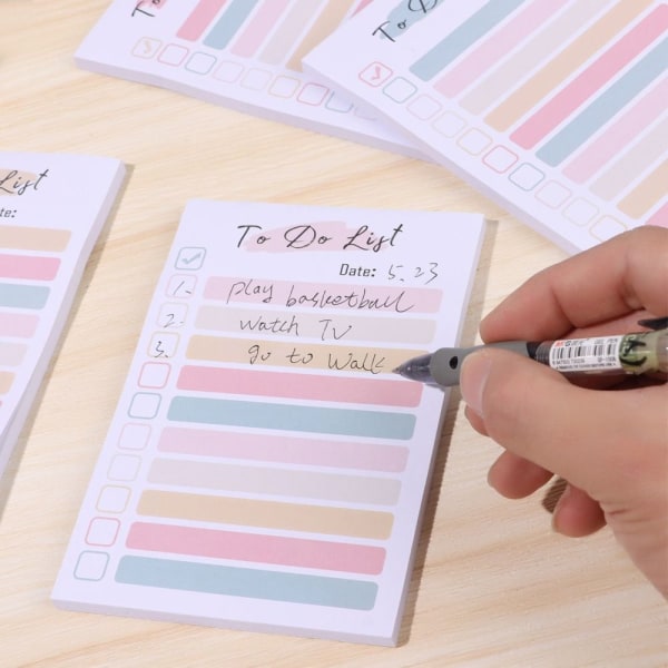 4 pakker Planner Pad Memo
