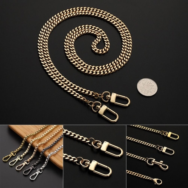 Axelväska Rem Handväska Handtag SILVER 60CM Silver 60cm
