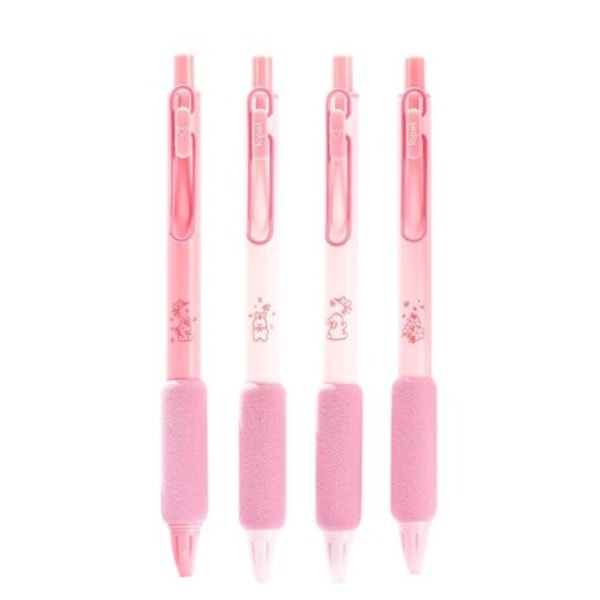 4 kpl Sakura Rabbit Gel Pens Set Press The Neutral Pen Pink
