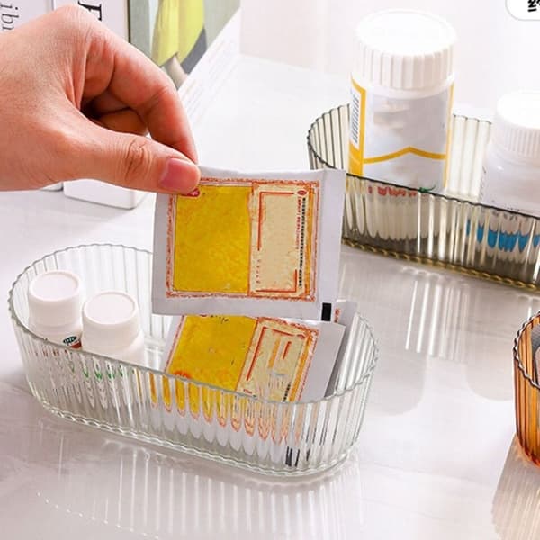 Fruktfat Snacksplate TRANSPARENT Transparent