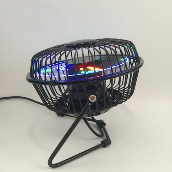 USB LED Clock Mini Fläkt Kylfläktar