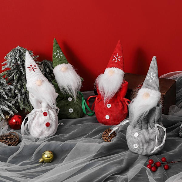 Julklappspåsar Julgodispåse GRÅ gray