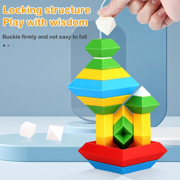 Pyramid Blocks Set Set 10 kpl 10 kpl 10pcs