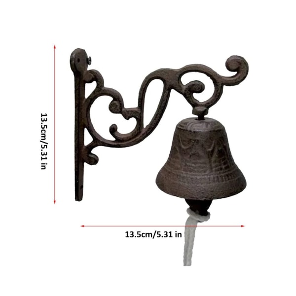 Valurautainen kello retroovikello C C C