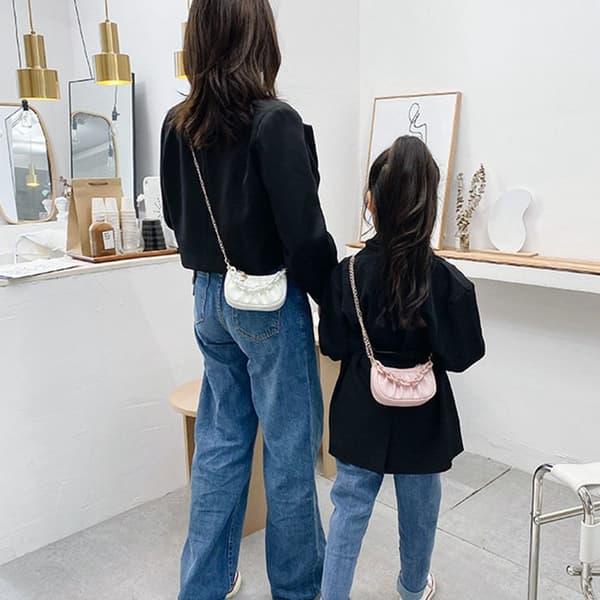Mini Clutch Väska Crossbody Väskor SVART black