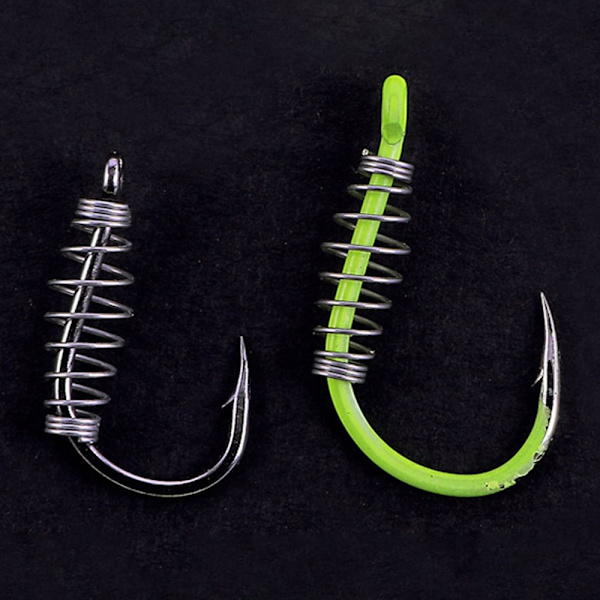 40 st Luminous Spring Fishing Krokar Iseni Hook 5 5