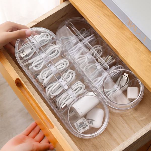 Datakabel lagringsboks Datalinje lagringsbeholder LAGRING Storage Strap