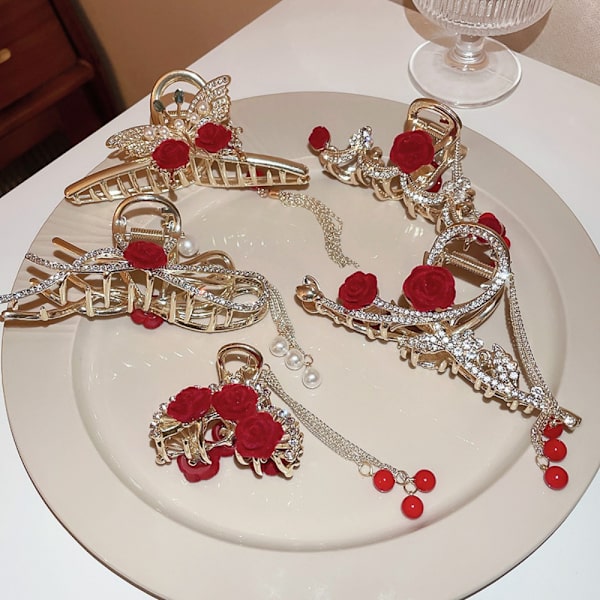 Hair Claw Hiusklipsi FLOWER PEARL FLOWER PEARL Flower pearl