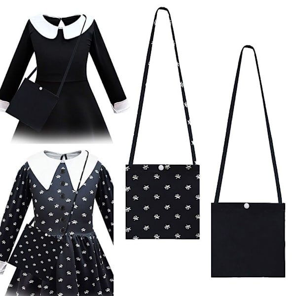 Onsdagar Addams Bag Cosplay Costume 02 02 02
