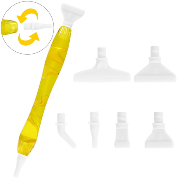 Harts Diamond painting Penna Point Drill Pennor GUL Yellow