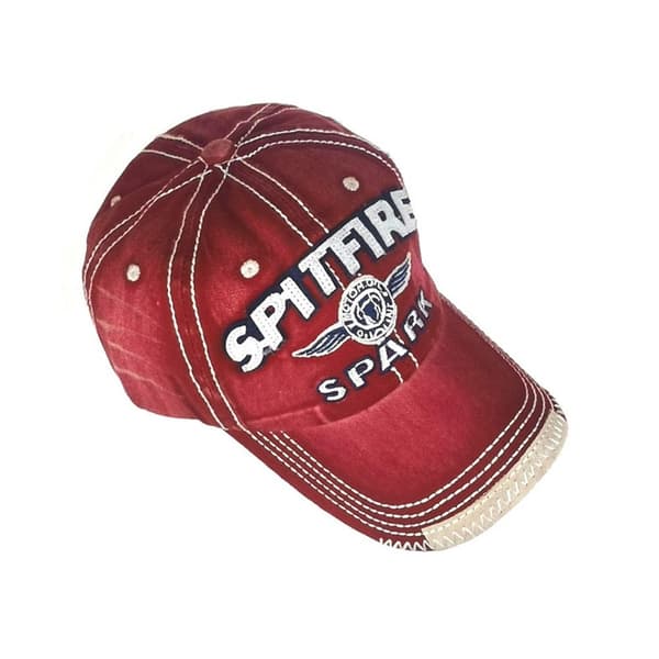 Kirjonta baseball-lippikset Distressed haalistunut cap PUNAINEN red
