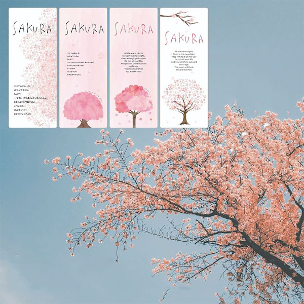 50 kpl Sakura-tervehdystarrat 2 2 2