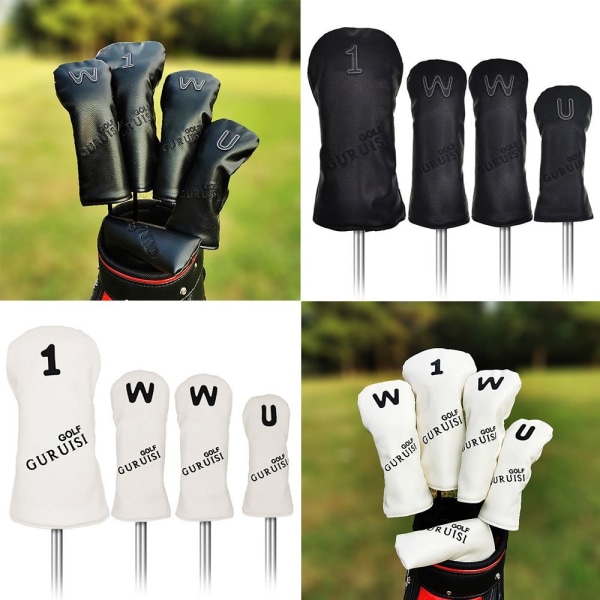 Golf Woodsin cover Golfmailan cover MUSTA 1 1 Black 1-1