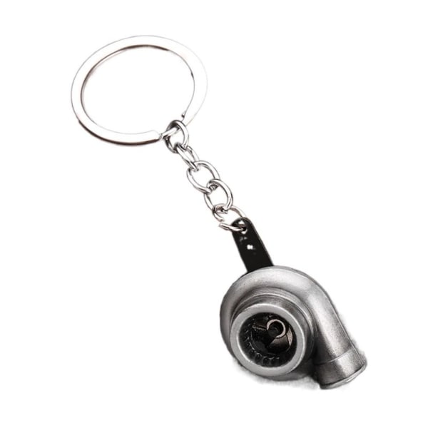Turbo Turbo Nyckelring Spinning Turbin Nyckelhänge GRÅ Gray