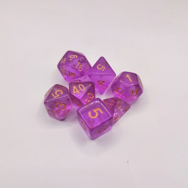 7 stk/sæt DND-terninger polyhedriske terninger STYLE 4 STYLE 4 Style 4