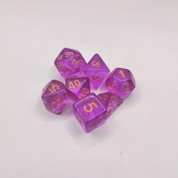 7 stk/sæt DND-terninger Polyhedriske terninger STYLE 9 STYLE 9 Style 9