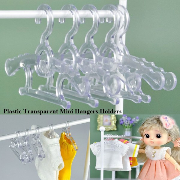 4stk Mini Bøjler Kjole Tøj Hængende 8,3CM4STK 4STK 8.3cm4pcs