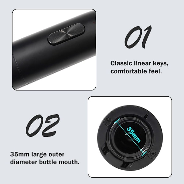 Elektrisk vinöppnare Automatisk korkskruv RECHARGEABLE PRO Rechargeable Pro