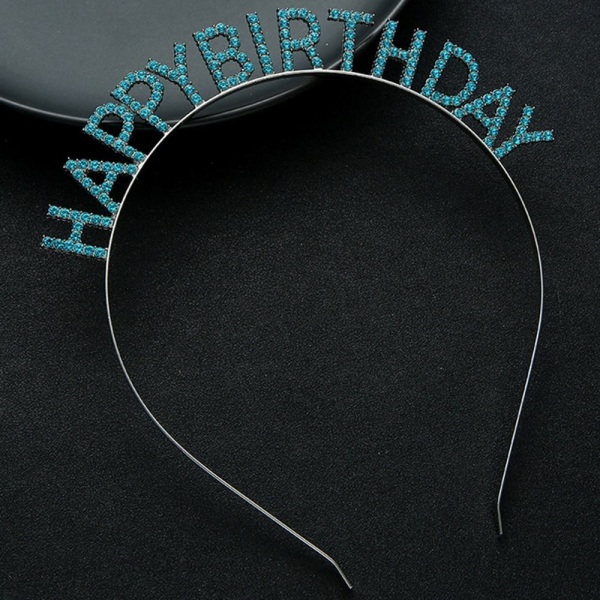Grattis på födelsedagen Headclip Metal Hårklämmor 6 6 6
