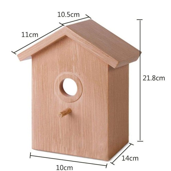 Bird Nests Imukuppi Näkyvä Bird Home -lintutalo 1PC