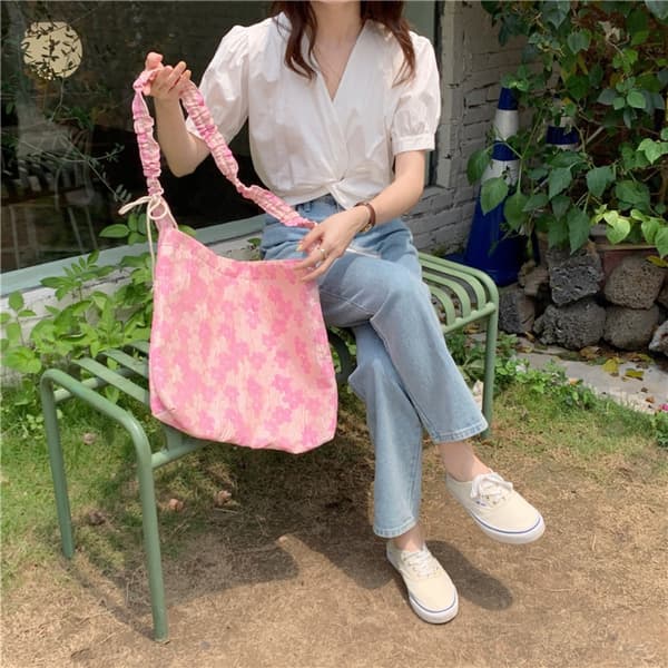 Canvasväska Mode axelväskor VIT white