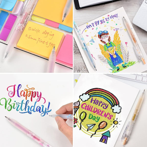 16 kpl Cute Pens Novelty Pens Novelty Cute Ink Pens