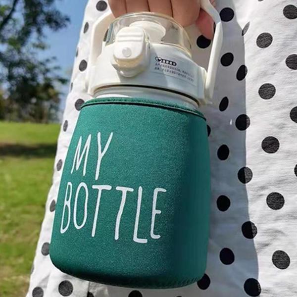 Vesipullon cover Vacuum Cup Sleeve SININEN ILMAN HIHNAA ILMAN blue without strap-without strap
