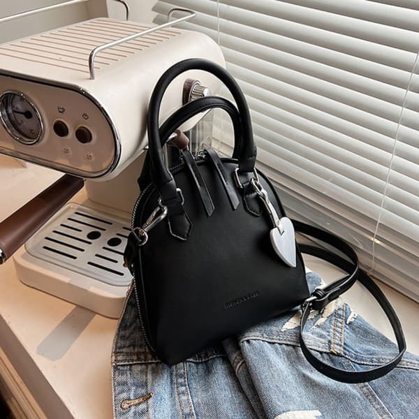 Mini Shell Crossbody Bag Underarm Bag SØLV silver