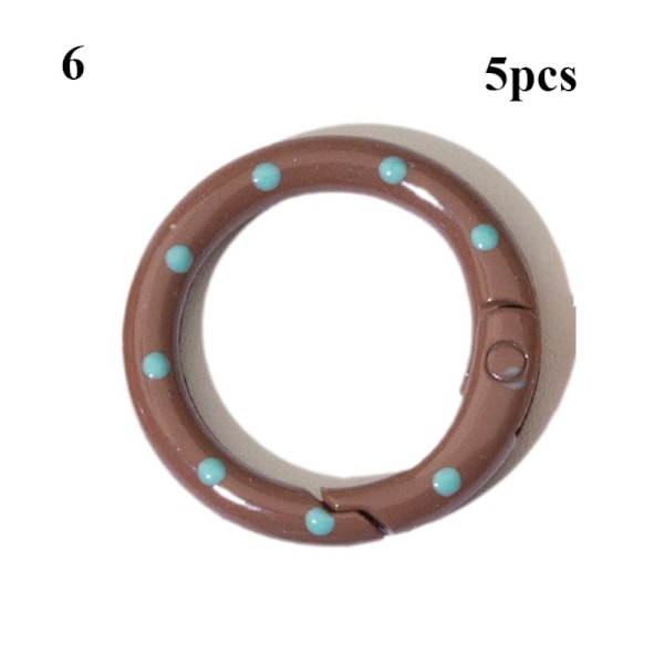 5 st fjäder O-ringsspännen Karbinhake 6 6 6