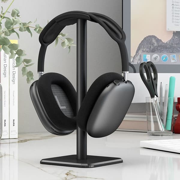 Hörlursställ Desktop Headset Hållare SILVER silver