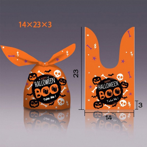 50 kpl Halloween karkkipussit leivontapakkaus C C