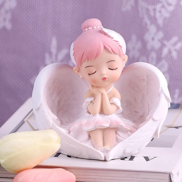 Shell Angel Statue Balettflicka 6 6 6