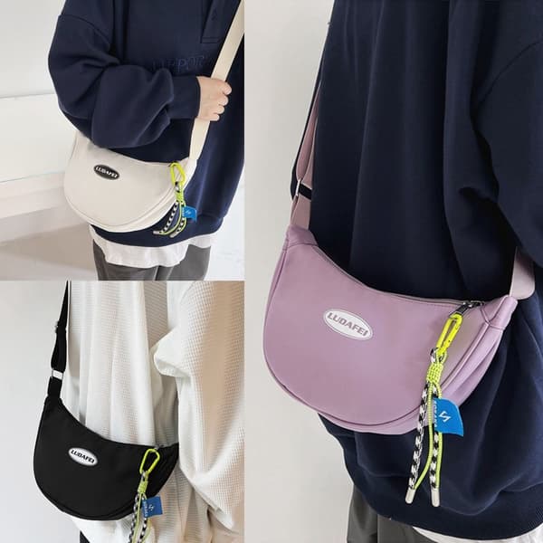Sling Dumpling Bag Skulder Håndtasker SORT black