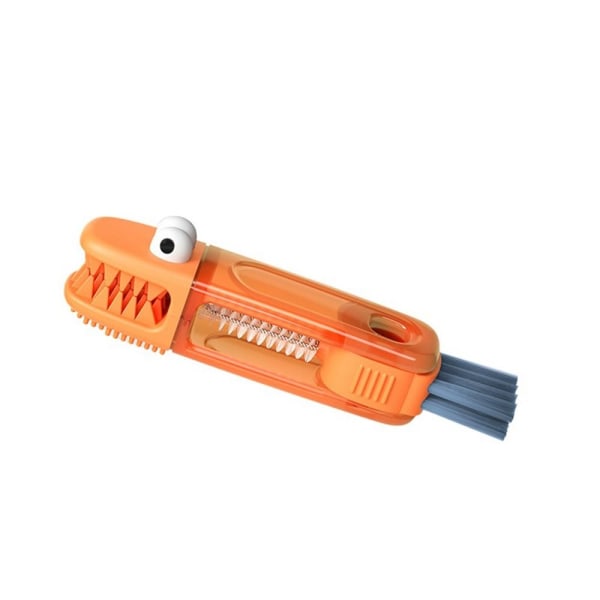 Flaskekopplokk Brush Cleaner Tools ORANSJE orange