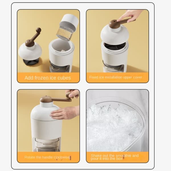 Barbert ismaskin Ice Break Machine HVIT White