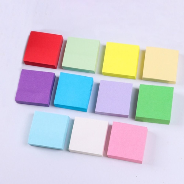 10 Böcker/ Set Sticky Notes Times Sticky WHITE 10 10 White 10-10