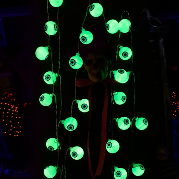 Eyeball String Lights Halloween Lights RÖDA Red