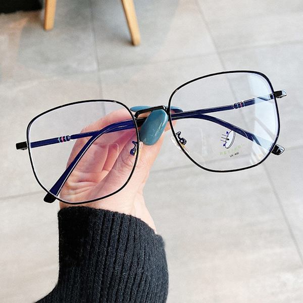 Anti-Blue Light Glasses Ylisuuret silmälasit MUSTA Black