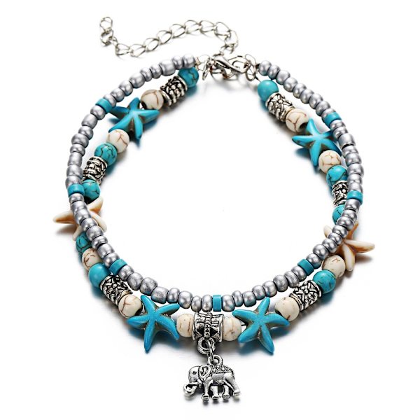 Ankelarmband Double Starfish Ankelarm ELEPHANTS ELEPHANTS Elephants